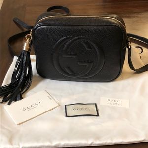 Gucci Soho Disco leather cross body bag.